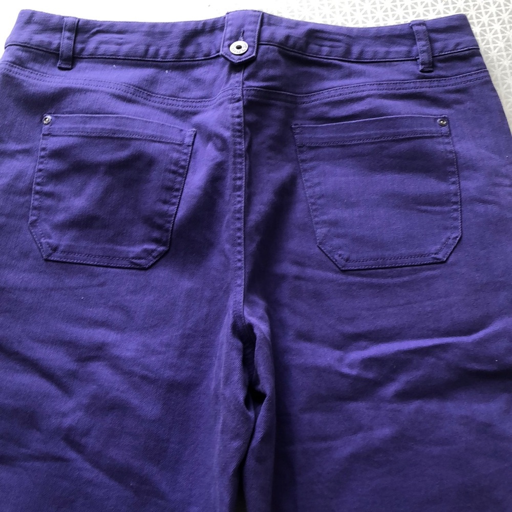 Women’s brand new never worn purple Capri Jeans - Picture 4 of 6